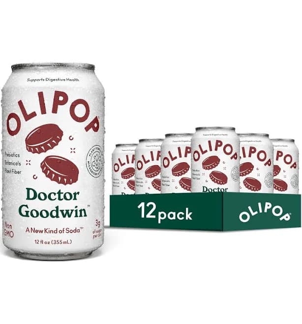 Olipop Doctor Goodwin Prebiotic Soda