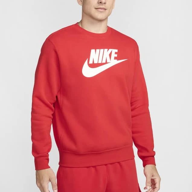 Nike Men's Sportswear Club Fleece Graphic Crew