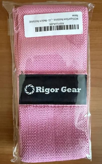 Rigor Gear Fabric Super Store Resistance Band Large Pink Medium Resistance