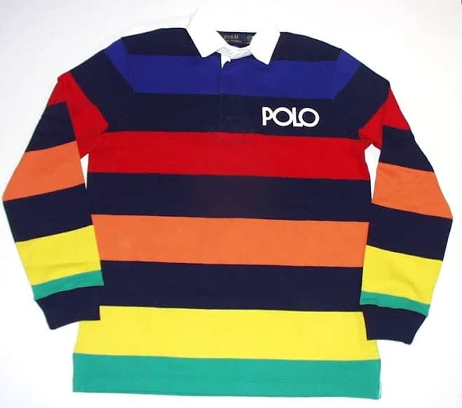 Polo Ralph Lauren Men's Classic Fit Striped Rugby Shirt