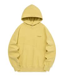 REVERSE PANEL HOODIE YELLOW - FALLETT | 60% - Asian Fashion Online Store