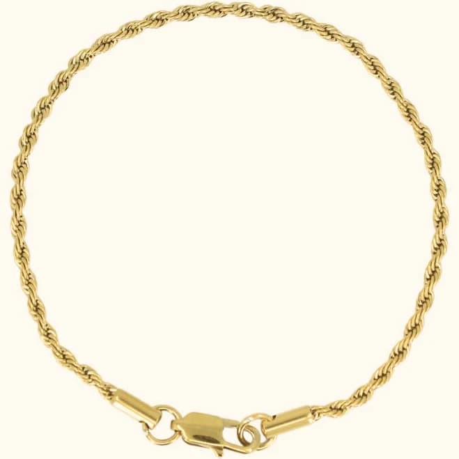 Thin Rope Chain Bracelet