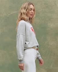 THE GREAT. The Teammate Sweatshirt w/ Smooth Sailin Graphic - Adorn