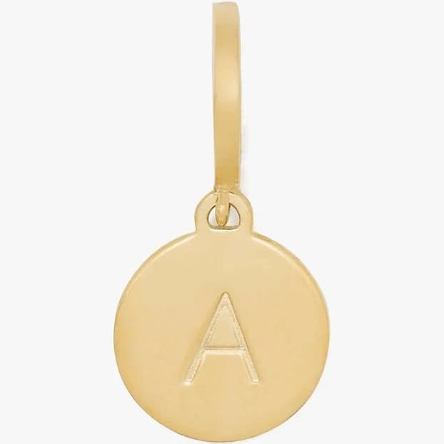Kate Spade Women's Initial A Mini Charm Necklace