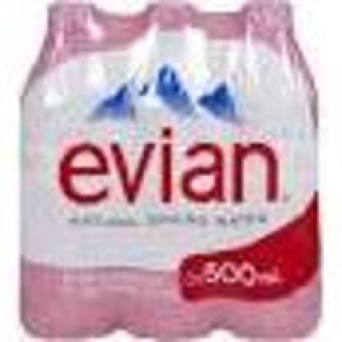 Evian Water 6 CT 500ml Each