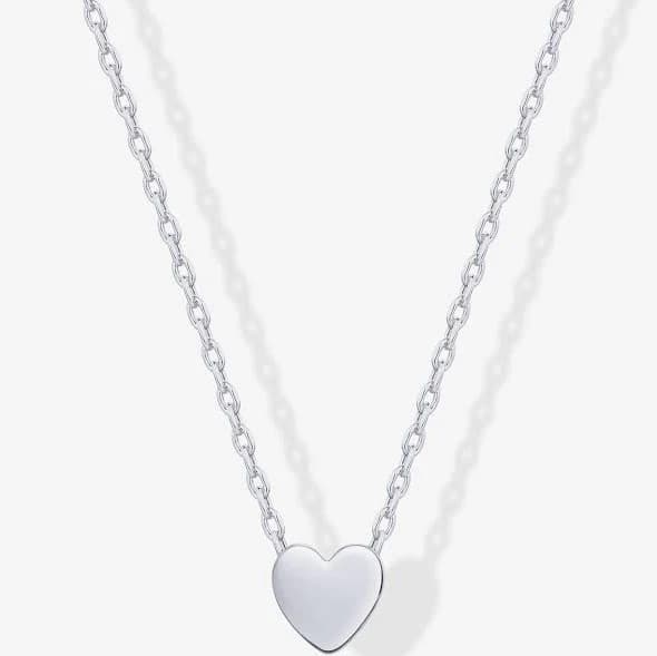PAVOI Women's Heart Necklace