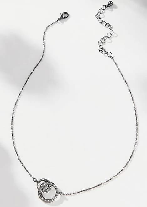 Anthropologie Circle Charm Necklace