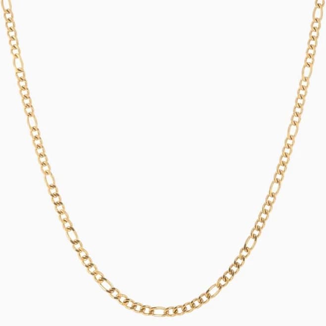 Chunky Figaro Chain - 5mm | 18K Gold Plated / 20" (50cm) | No Fading | No Tarnishing | DORADO