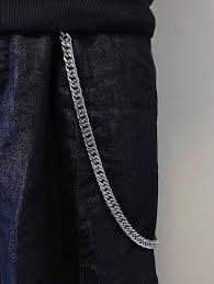1pc Men's Punk Style Simple Design Single Thick Chain Pants Chain Halloween Summer, School Autumn-Winter Accessories Halloween Costume,Suitable For Teens, Youth,Men,Casual, Outdoor, Athletic, Vacation, Graduation Gifts, Birthday, Daily Wear | SHEIN USA