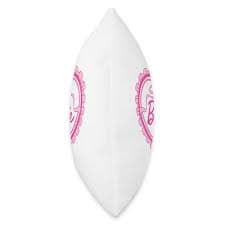 Amazon.com: Barbie - Pink Coquette Lace Heart with Logo Throw Pillow : Home & Kitchen