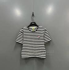 Valentino Valentino Striped Short Sleeve Crop T-Shirt . | Grailed