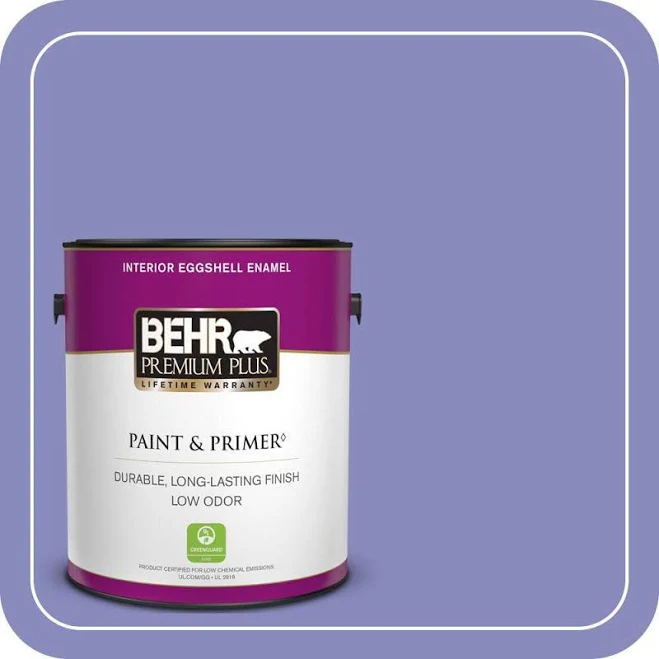 1 gal. #620B-5 Pristine Petal Enamel Low Odor Interior Paint & Primer