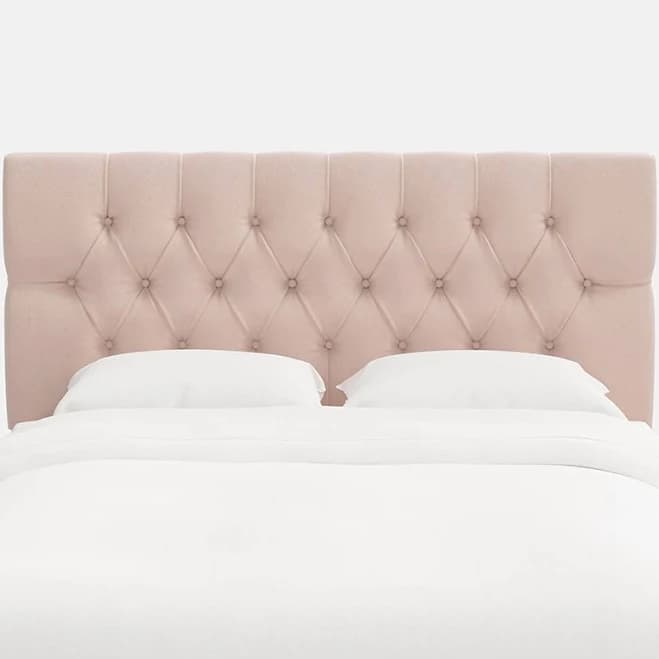 The Company Store Park Tufted Textured Linen Headboard