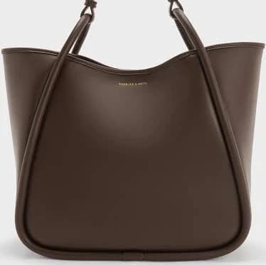 Charles & Keith Lyla Tubular Slouchy Tote Bag