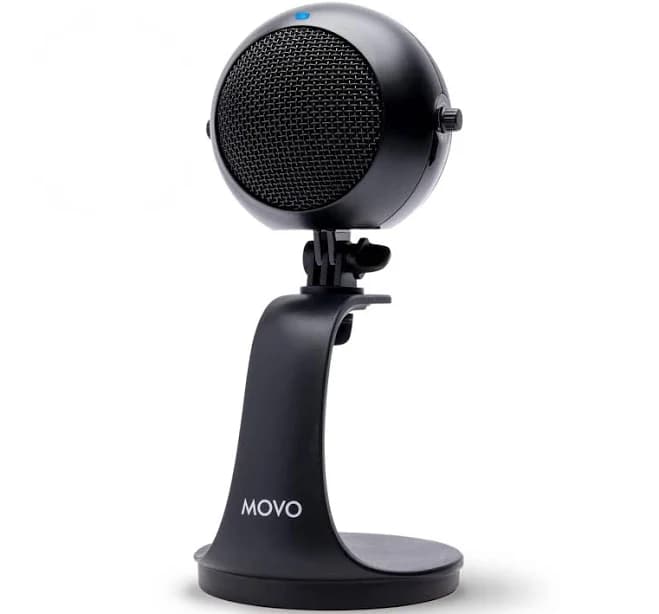 Movo WebMic Desktop USB Microphone with Stand