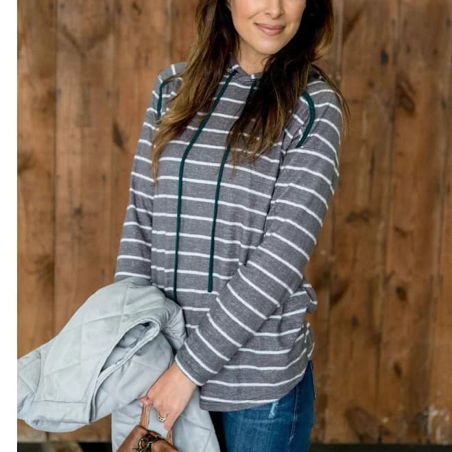 Striped Hoodie