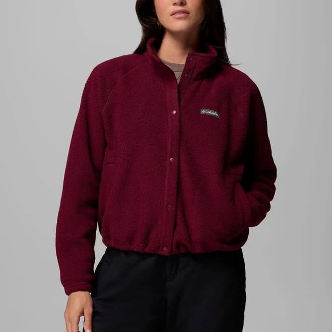 Columbia Women's Jasper Ridge Pebbled Fleece Full Snap Jacket