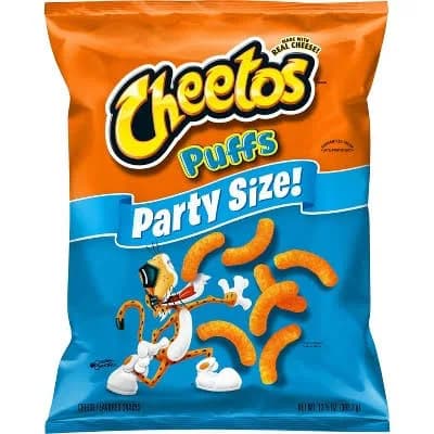 Cheetos Puffs Party Size Cheese Flavored Snacks