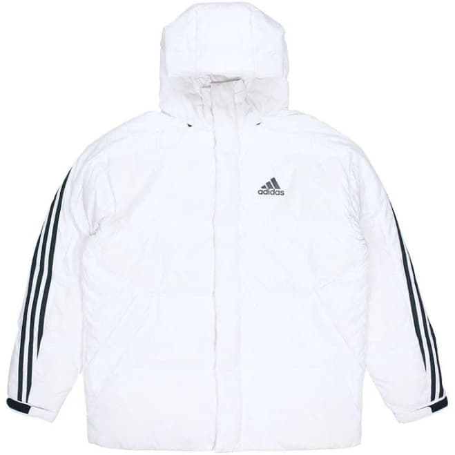 adidas 3st Puffy Dwn J Casual Sports Stay Warm hooded down Jacket US