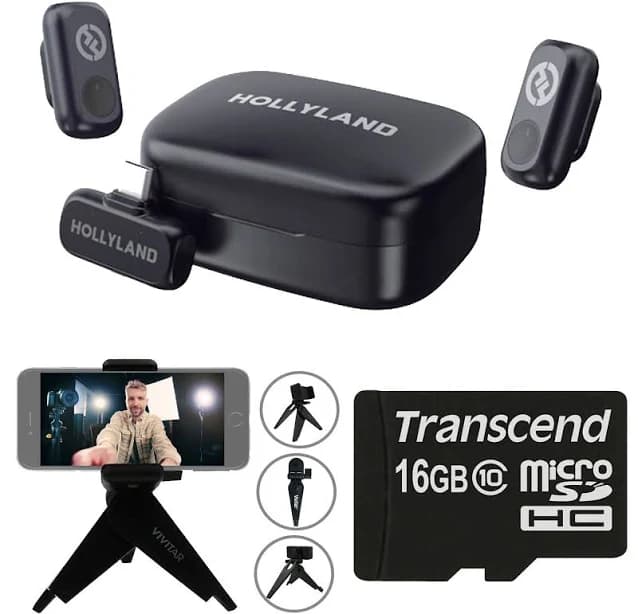 Hollyland Lark A1 Duo Wireless Lavalier Microphone System