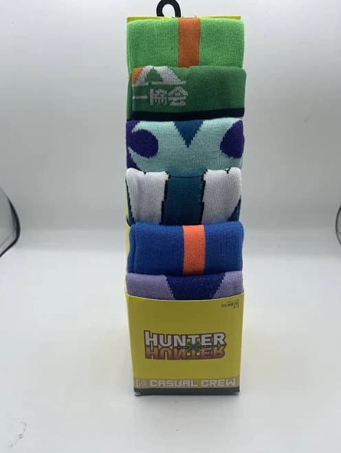 Hunter x Hunter Men's 6-Pack Crew Socks