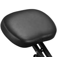 Yaheetech Adjustable Ergonomic Kneeling Chair Knee Stool Posture Corrective Angled Seat with Thick Foamed Cushion Swivel Office Chair for Home Office, Black - Walmart Business Supplies
