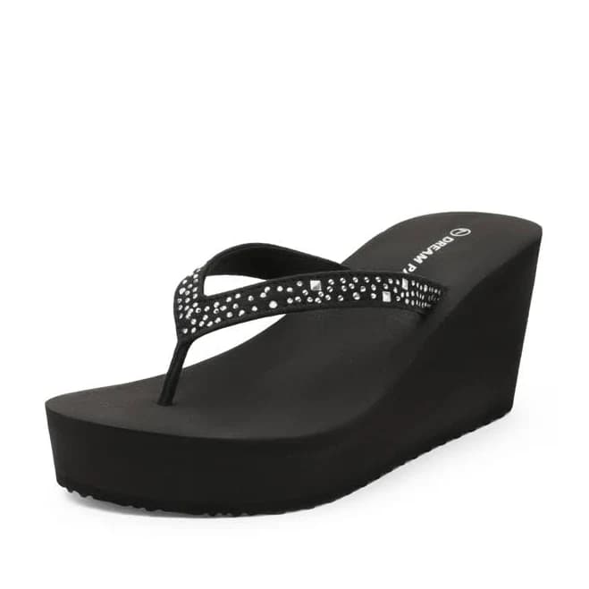 Dream Pairs Comfortable Platform Flip Flops