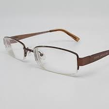 Kam Dhillon | Accessories | Kam Dhillon Kd302 Brown Semi Rimless Rectangular Eyeglasses Frame 509135 | Poshmark