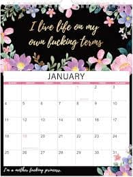 2026 Calendar - 2026 F-ck it Calendar for Women, Puerto Rico | Ubuy