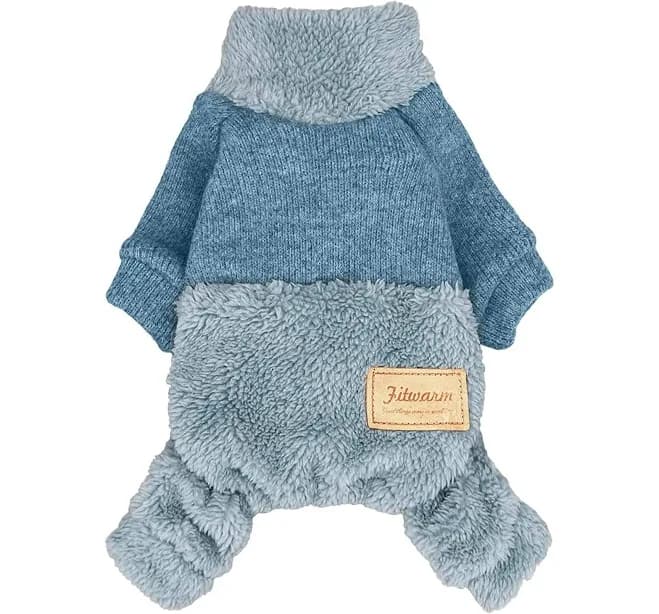 Fuzzy Turtleneck Dog Sweater
