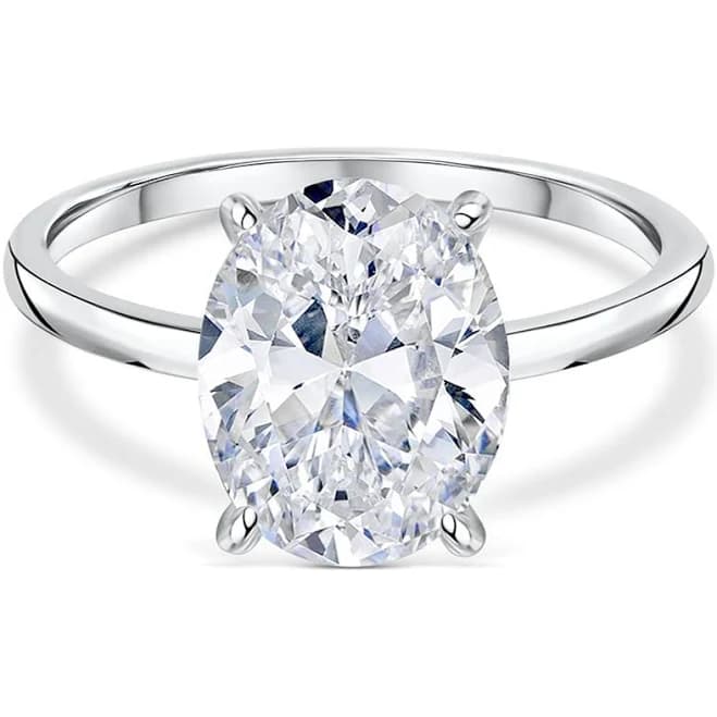 Modern Gents Women's Elena Sterling Silver Engagement Ring