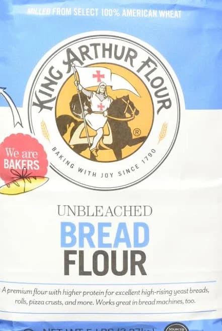 King Arthur Flour - Unbleached Bread Flour, 80 Ounce (Pack of 2) 5 Pound (Pack of 2)