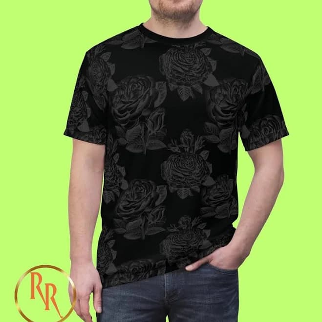Gothic Rose All Over Print Tee