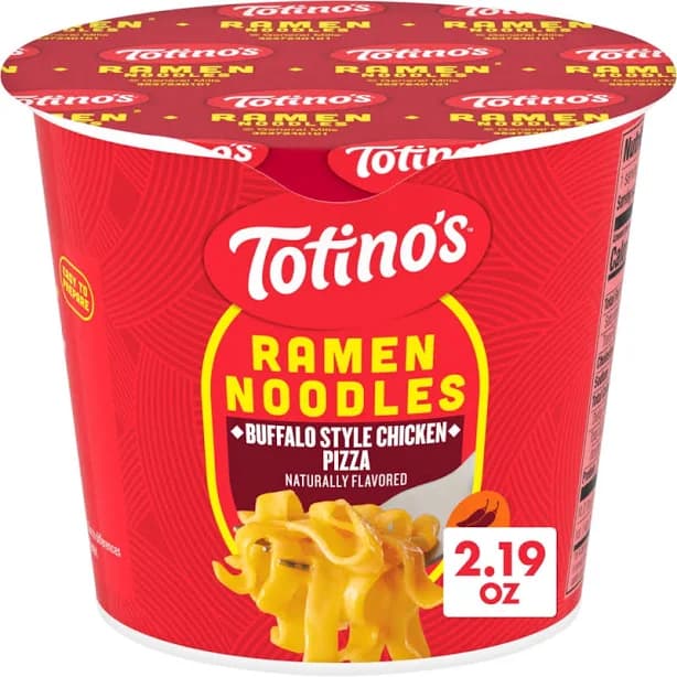 Totino's Buffalo Chicken Pizza Ramen Noodles Cup