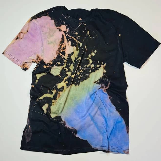 Vintage Tie Dye Bleach Splatter Tee