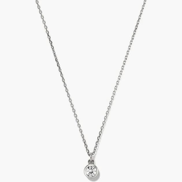 Mejuri Sia Birthstone Pendant Necklace