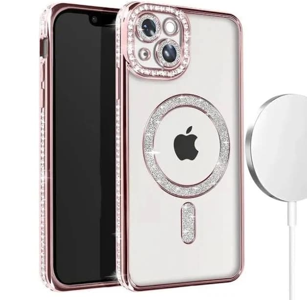 Entronix iPhone 15 Magnetic Crystal Case