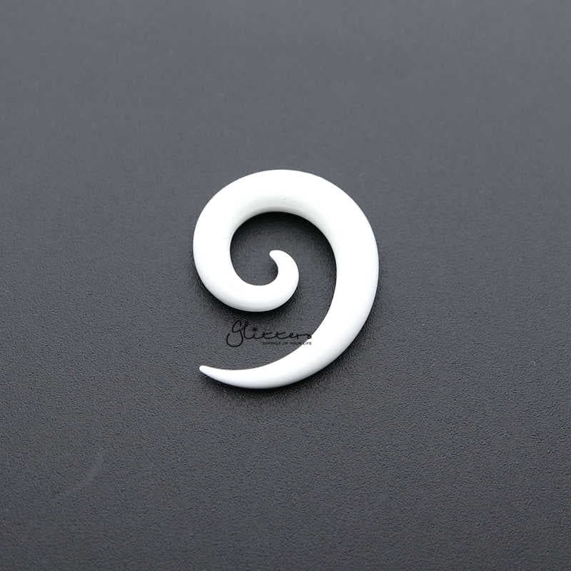 Glitters Acrylic Spiral Taper Stretcher Plugs