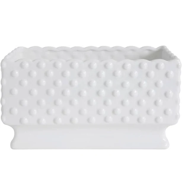 3R Studios Hobnail Ceramic Planter