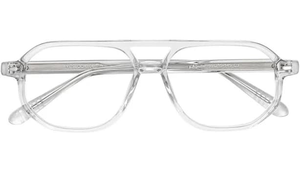 Blue Double Bridge Acetate Geometric Aviator