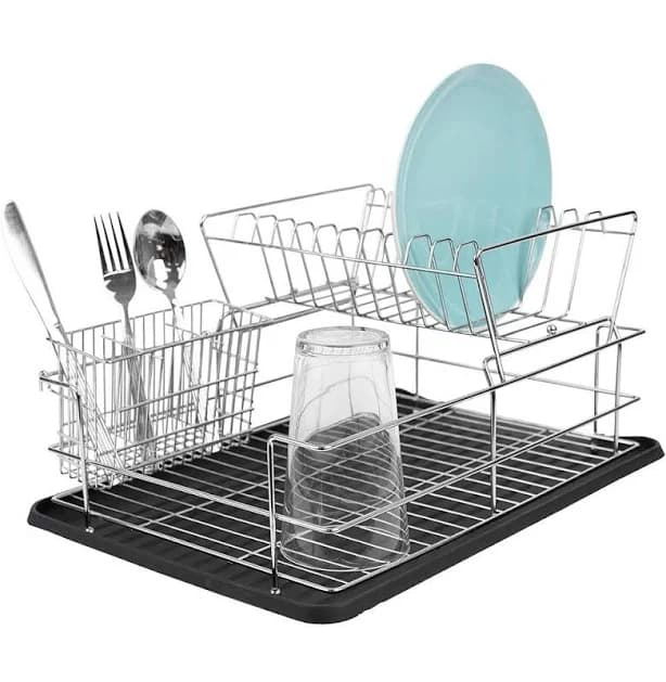 Home Basics Deluxe 2 Tier Dish Rack