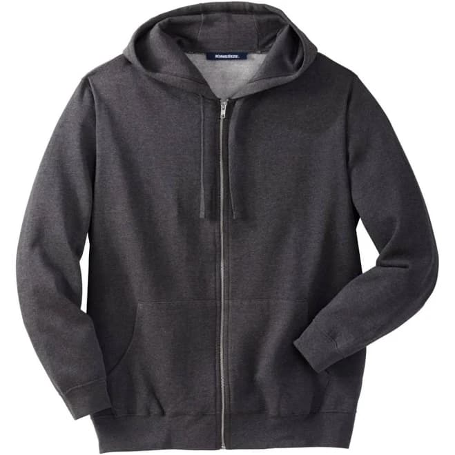 Men's KingSize Big & Tall Fleece Zip-Front Hoodie