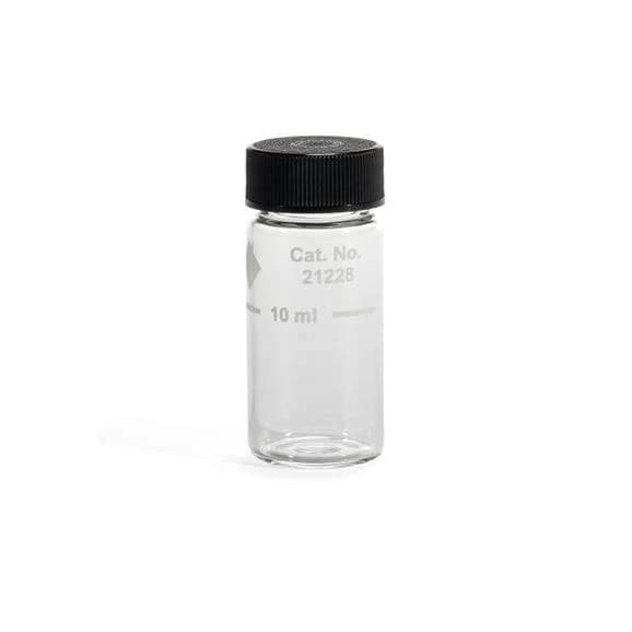 1" Round Glass 10ml Cell with Cap