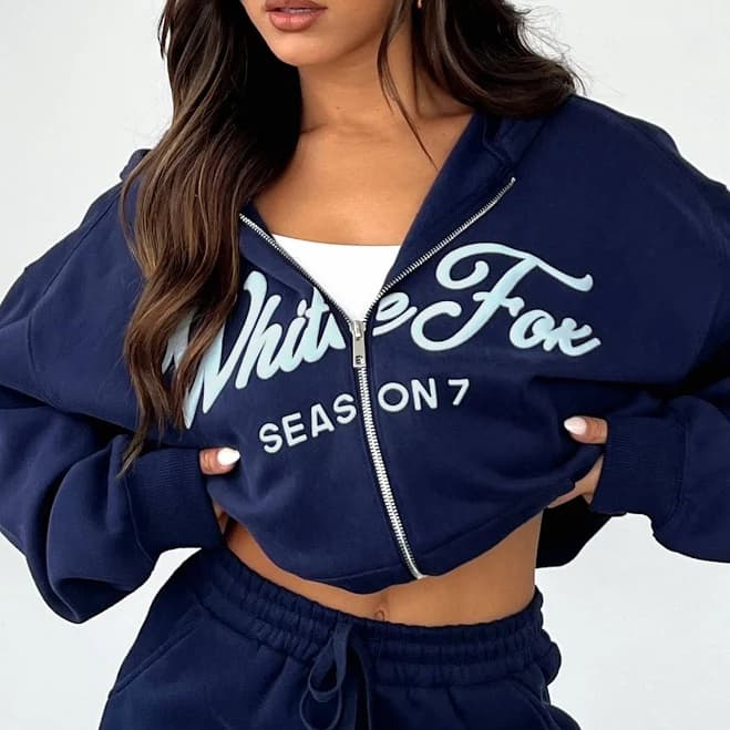 Season 7 Zip Front Hoodie
