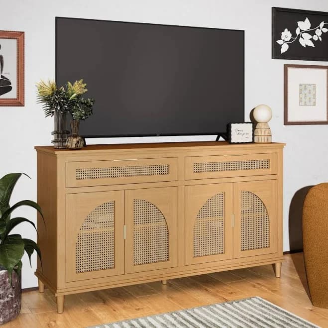 Drew Barrymore Beautiful Drew Rattan Media Console