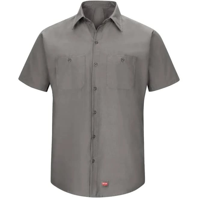 Red Kap Men's Mimix Short-Sleeve Work Shirt