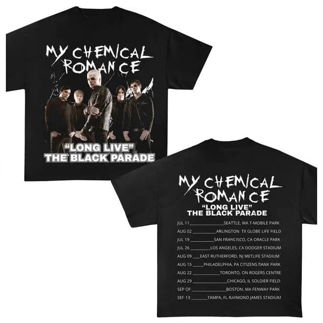 My Chemical Romance Tour Shirt, Mcr Shirt