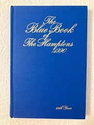 THE BLUE BOOK OF THE HAMPTONS Society Listing 1990 68th Year RARE COLLECTIBLE