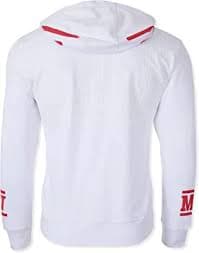 Mens Image Print Superior Zipper Hooded Sweatshirt (Large, 6ws06_White) at Amazon Men's Clothing store