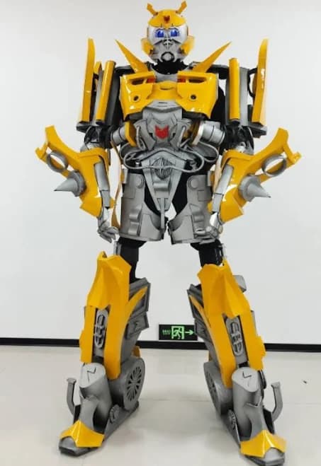 Transformers Bumblebee 1:1 Cosplay Wearable Oversize Armor Led Robot